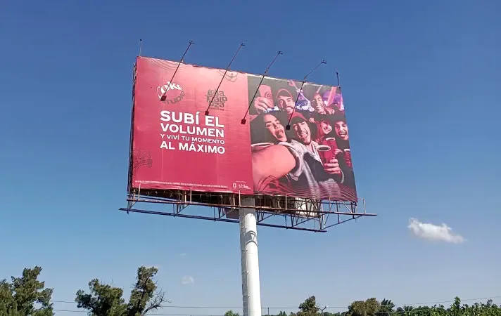 Cartel Frontal Av. Acceso Este (San Martin)